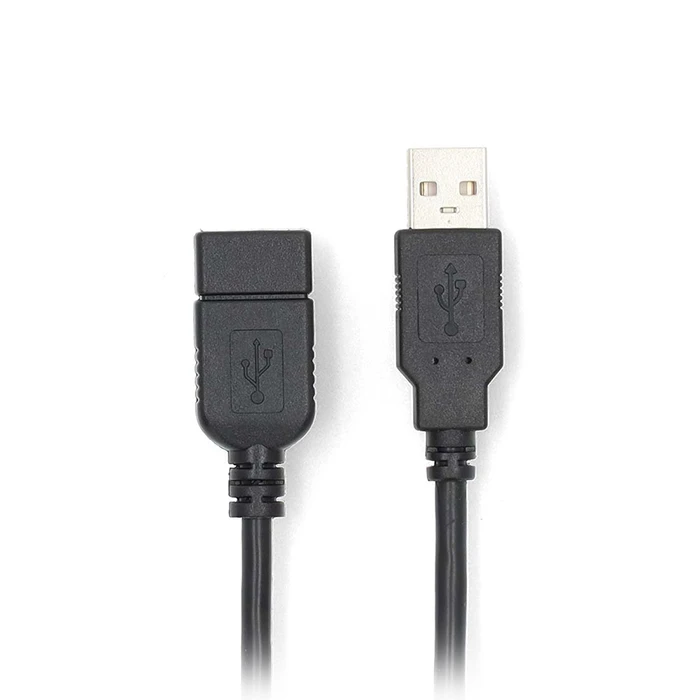 Καλώδιο USB Nedis 2.0 USB-A Male to USB-A Female 2.00 m Black (CCGL60010BK20)