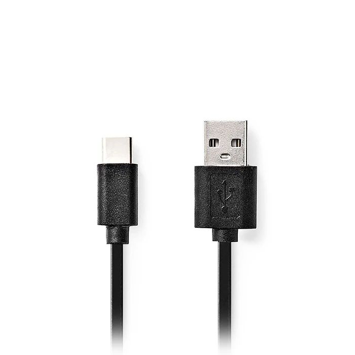 Καλώδιο USB Nedis High-Speed A αρσ. - USB Type-C αρσ., 1.00m.