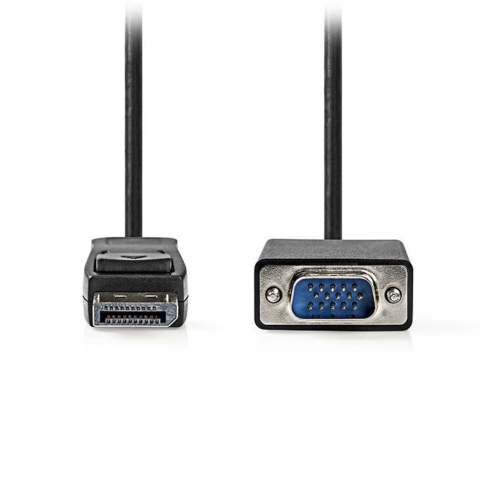 Καλώδιο DisplayPort Nedis αρσ. - VGA αρσ., 1.00m., σε μαύρο χρώμα.