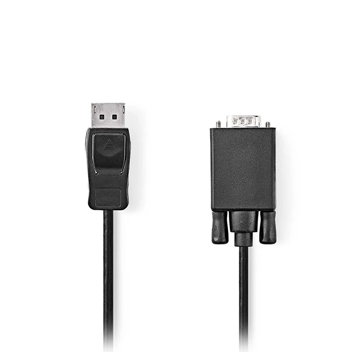 Καλώδιο DisplayPort Nedis αρσ. - VGA αρσ., 1.00m., σε μαύρο χρώμα.