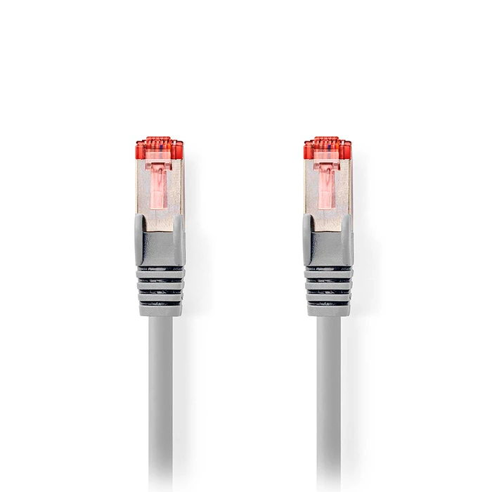 Καλώδιο Δικτύου Nedis CAT6 RJ45 Male to RJ45 Male 10m Grey (CCGL85221GY1000