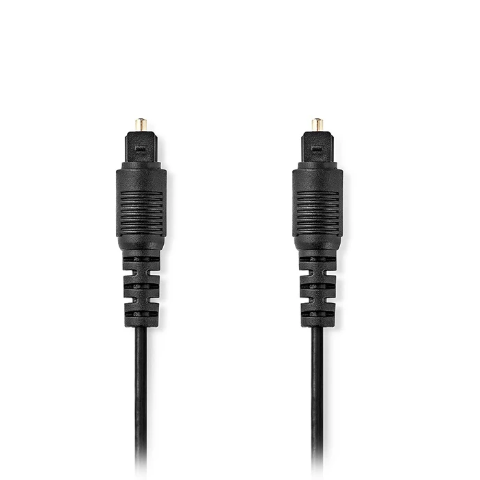 Καλώδιο Οπτικής Ίνας Nedis TosLink αρσ. - αρσ., 10.0m σε μαύρο χρώμα.