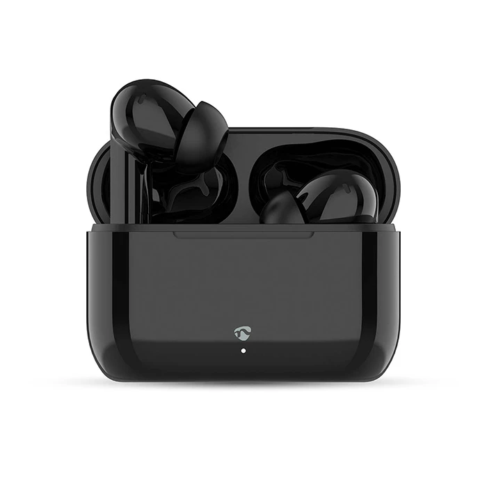 Bluetooth Handsfree Με Θήκη Φόρτισης Και Λειτουργία Environmental Noise Cancelling (Enc), Σε Μαύρο Χρώμα