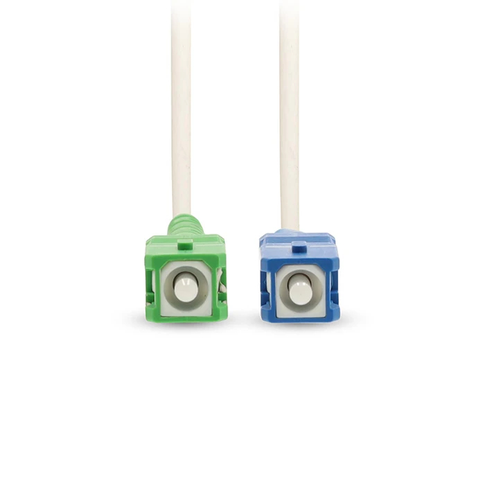 Καλώδιο Μονότροπης Οπτικής Ίνας (Os2), Sc-Apc Αρσ. - Sc-Upc Αρσ., 2.00m Σε Λευκό Χρώμα