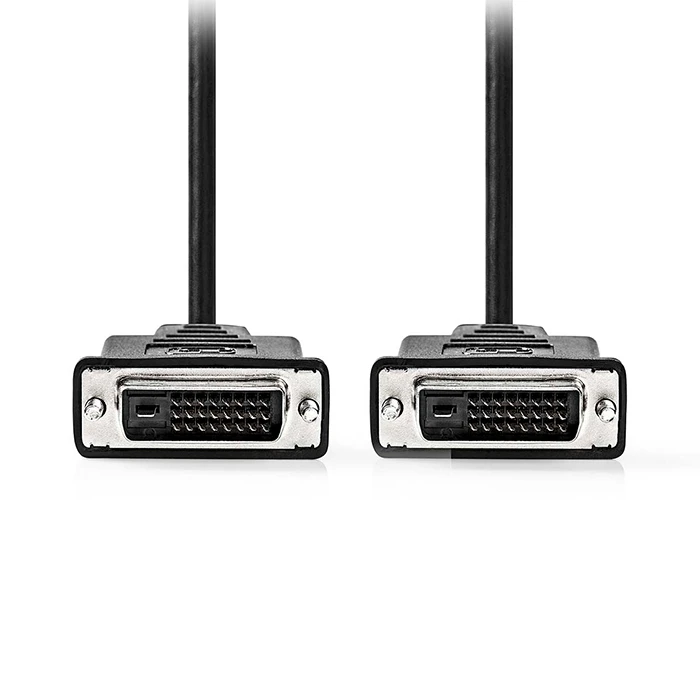 Kαλώδιο DVI Nedis DVI-D 24+1-Pin αρσ. - DVI-D 24+1-Pin αρσ, 2.00m Μαύρο.