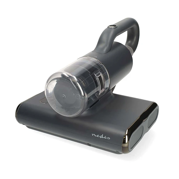 Nedis MCCD250GY Ultrasonic Mattress Vacuum Cleaner with Dual Rolling Brush, 500 W (Dark Grey)