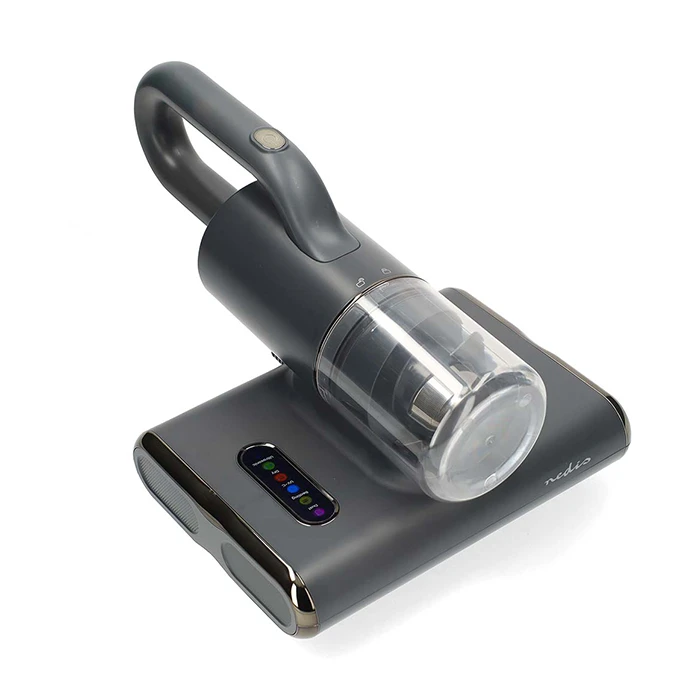 Nedis MCCD250GY Ultrasonic Mattress Vacuum Cleaner with Dual Rolling Brush, 500 W (Dark Grey)
