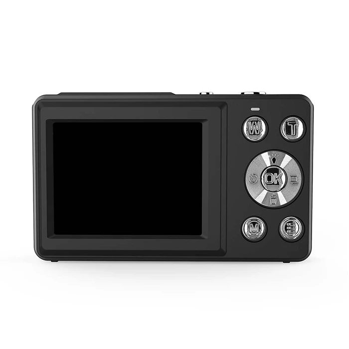 Ψηφιακή φωτογραφική μηχανή Nedis PCAM2530BK 4K, 48MP, Διπλή οθόνη (2.4" / 1.3"), Μαύρο