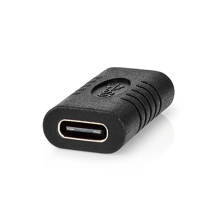 Nedis CCGB64900BK - Μετατροπέας USB-C θηλ. σε USB-C θηλ., Μαύρο