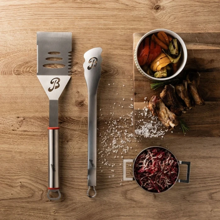 Berkel BBQ 2-Piece Tool Set (Spatula & Tongs)