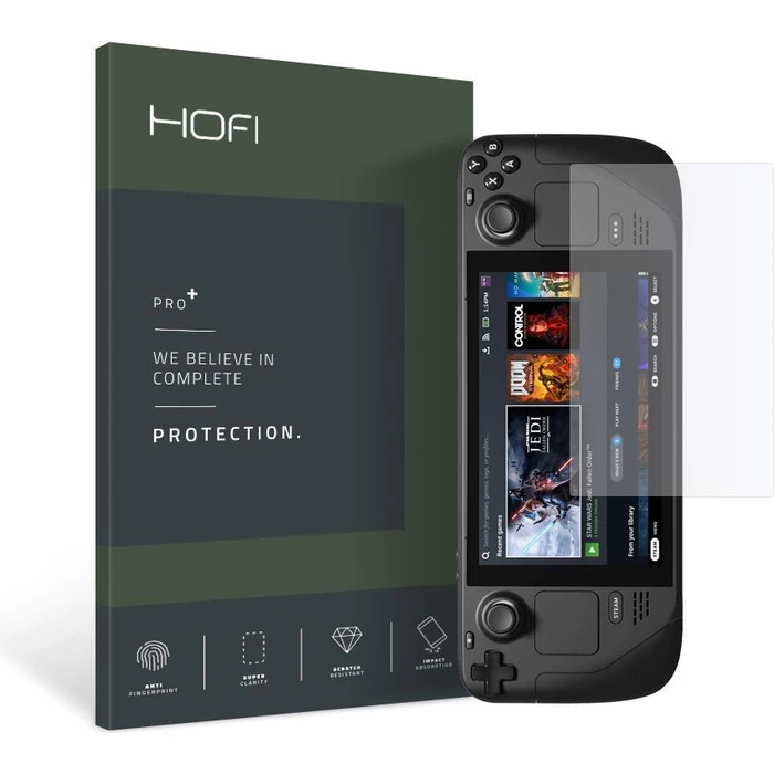 Hofi Glass Pro+ Valve Steam Deck LCD / OLED Clear