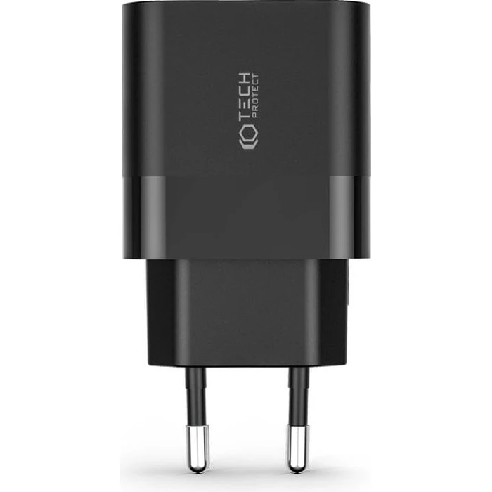 Tech-Protect C30W 2-port Network Charger PD 30W QC 3.0 Black