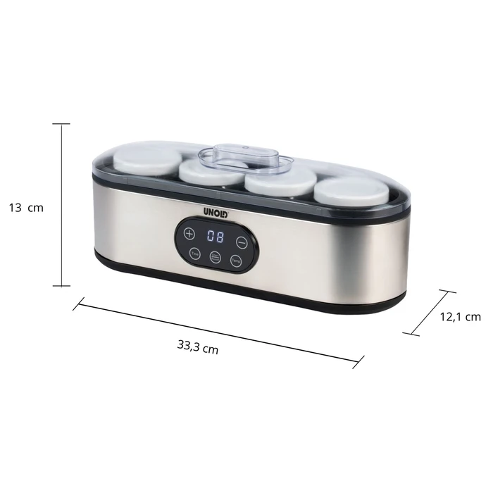 Unold JOGI 38726 Joghurtbereiter - JOGI γιαουρτομηχανή (4 x 180 ml γυάλινα δοχεία)