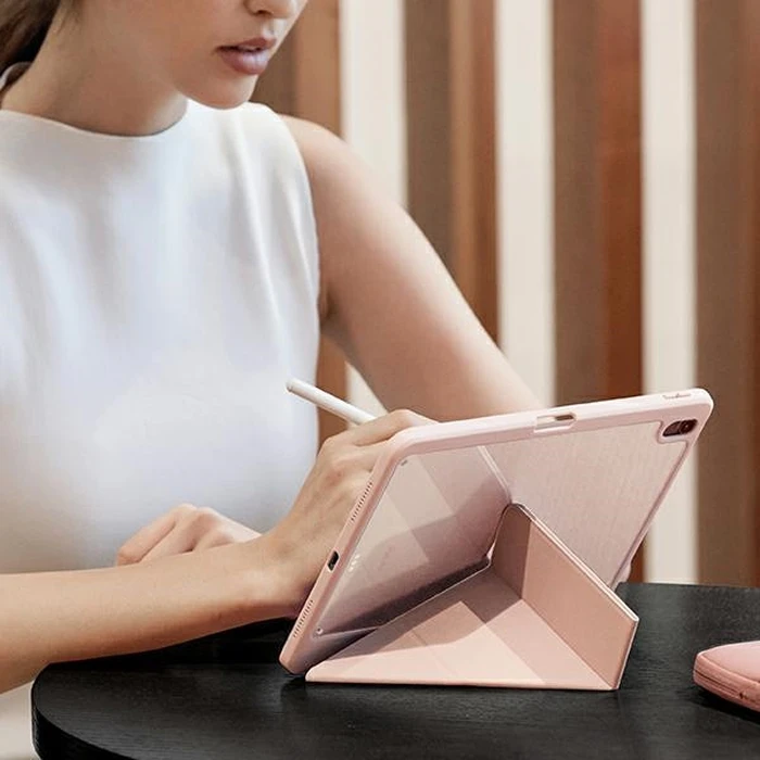 UNIQ Moven Apple iPad Air 10.9 2020/2022 (4 i 5 gen) / iPad Air 11 2024 (6 gen) Antimicrobial blush pink