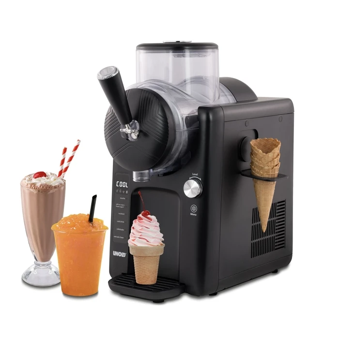Unold 48956 Sofie Black 2-in-1 Slush & Soft Ice Cream Machine