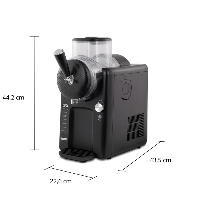 Unold 48956 Sofie Black 2-in-1 Slush & Soft Ice Cream Machine