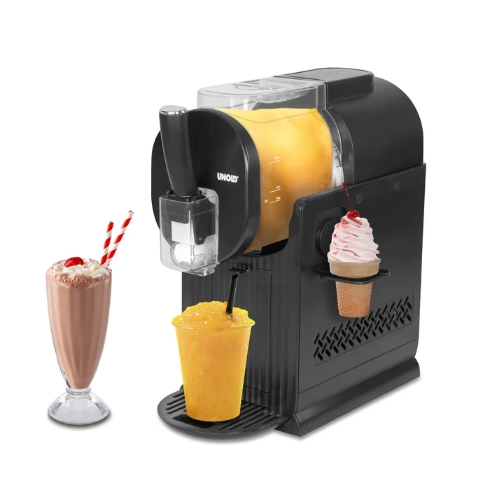Unold Sofia 48965 μαύρη 2‑σε‑1 παγωτομηχανή Slush & Soft Ice Cream