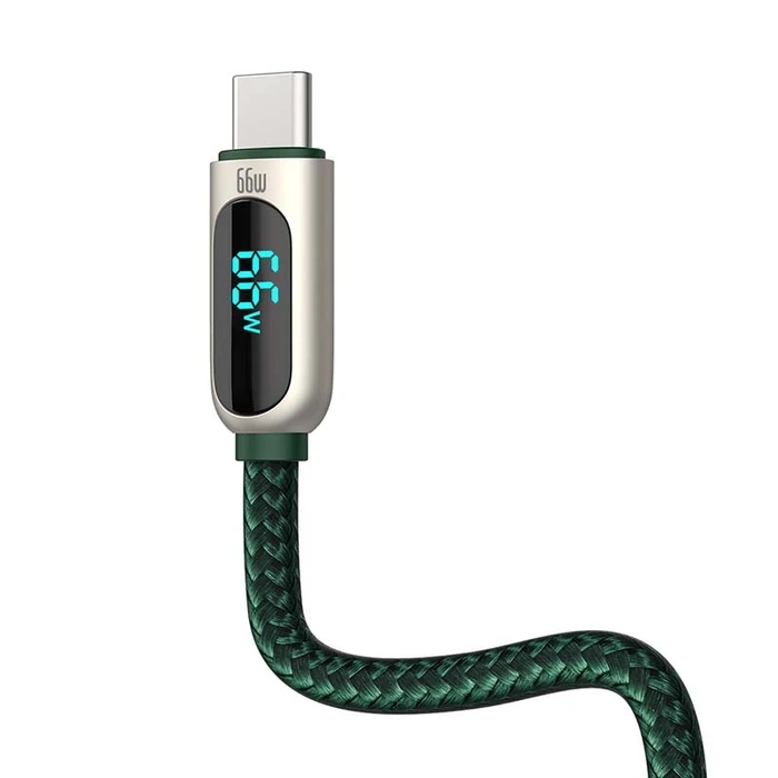 Καλώδιο USB to USB-C Baseus Display Type-C, 66W, 1m (green)