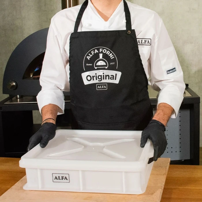 Alfa Forni Black Kitchen Apron AC-GRE-7090