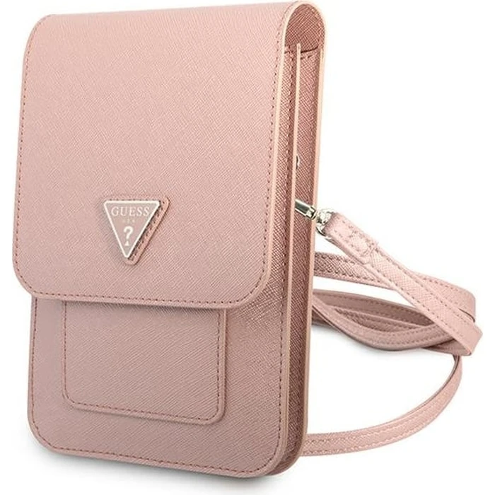 Guess GUWBSATMPI pink Saffiano Triangle