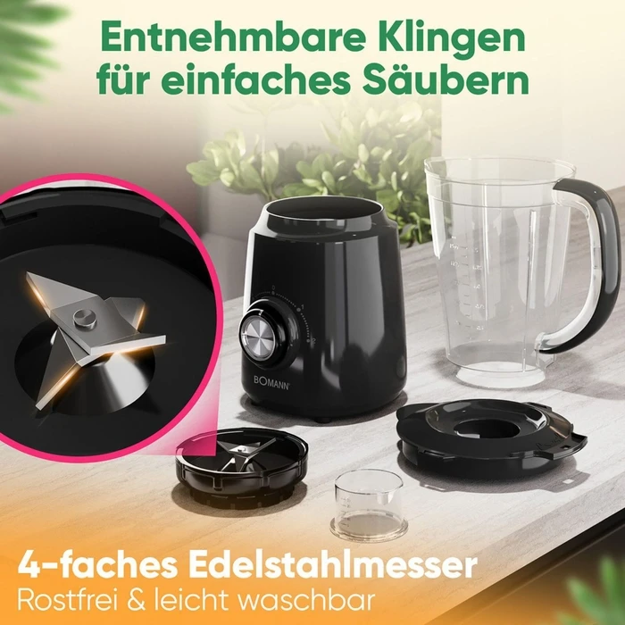 Bomann UM 6091 CB black — Universal Mixer / Blender