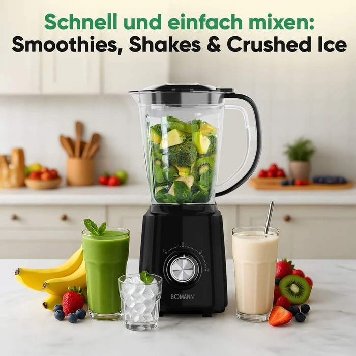 Bomann UM 6091 CB black — Universal Mixer / Blender