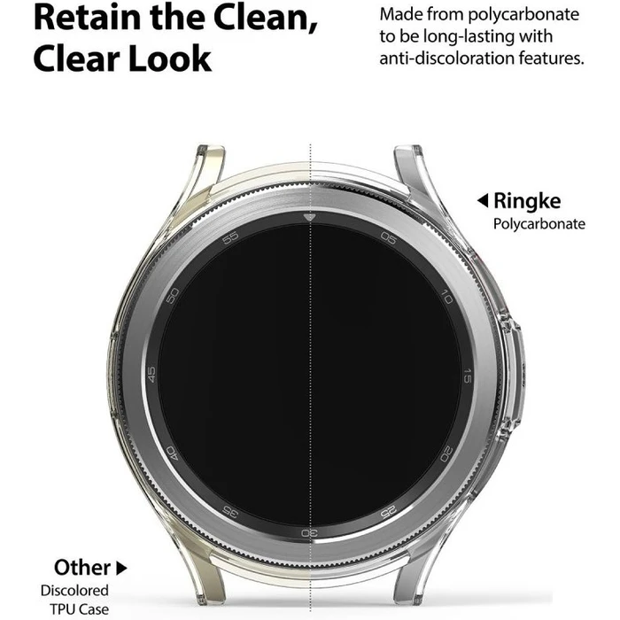 Ringke Slim Samsung Galaxy Watch 4 Classic 42mm Clear [2 PACK]