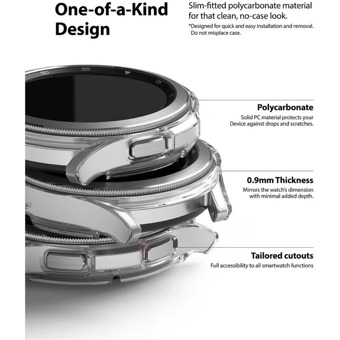 Ringke Slim Samsung Galaxy Watch 4 Classic 42mm Clear [2 PACK]