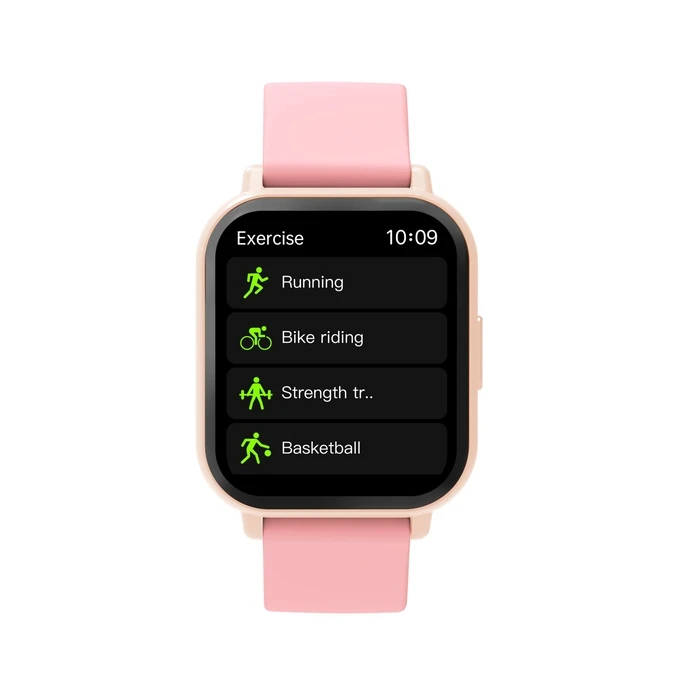 Denver SWC-176 Smartwatch with Heart Rate Monitor (Pink)