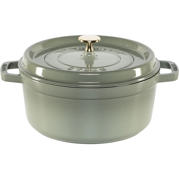 Staub La Cocotte 24 cm Round Dutch Oven - Eucalyptus, Cast Iron (SKU: 237017)