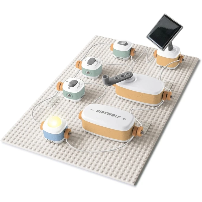 Kidywolf Electricity Experiment Kit, 18 pieces
