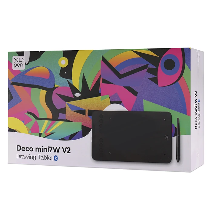 XP-Pen Deco mini7W V2 Γραφίδα Σχεδίασης Χωρίς Οθόνη με Bluetooth