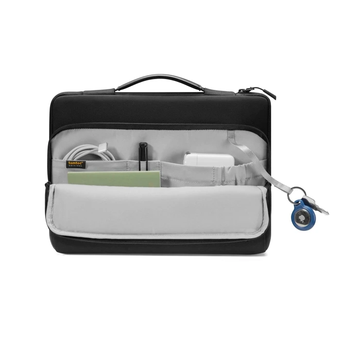 tomtoc Defender-A14 Premium Θήκη / Βραχιόλι για Laptop 13 ιντσών - Μαύρο