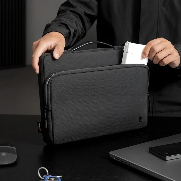 tomtoc Defender-A14 Premium Laptop Briefcase 16-inch Black