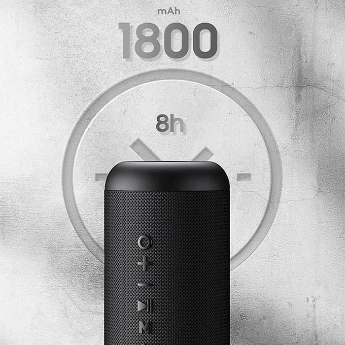 USAMS YX Series Bluetooth 5.0 10W Portable Outdoor Wireless Speaker YX8YG01 (US-YX008)