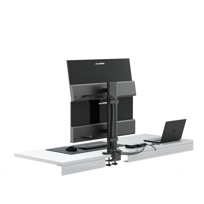 ALOGIC Elevate 34 Διπλή Κάθετη Βάση Οθονών Space Grey