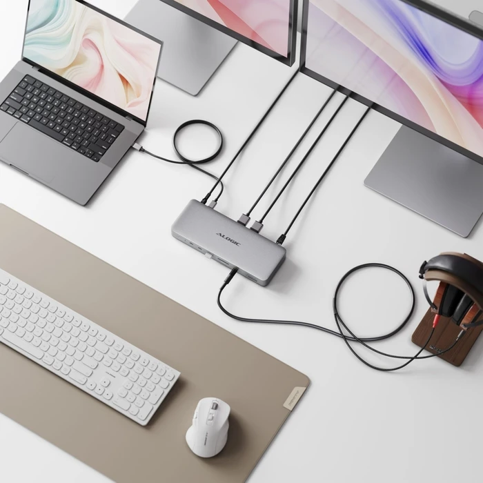 Alogic Thunderbolt 4 Docking Station 4K Grey (TB4DU4)