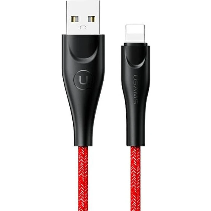 USAMS Nylon Cable U41 Lightning 3m 2A red SJ397USB02 (US-SJ397) Fast Charge