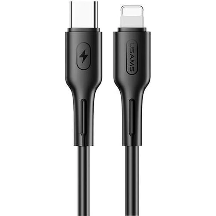 USAMS Cable U43 USB-C - Lightning 30W PD 1.2m black SJ406USB01 (US-SJ406)