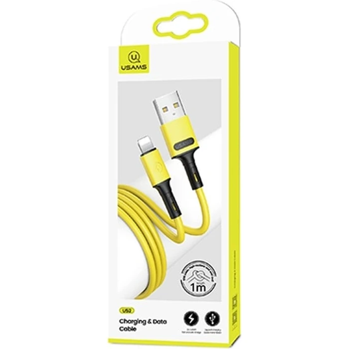 USAMS Cable U52 Lightning 2A Fast Charge 1m yellow SJ434USB03 (US-SJ434)
