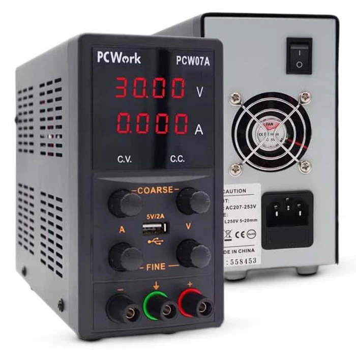 Τροφοδοτικό Εργαστηρίου PCWork PCW07A High-Quality 5A, 30V