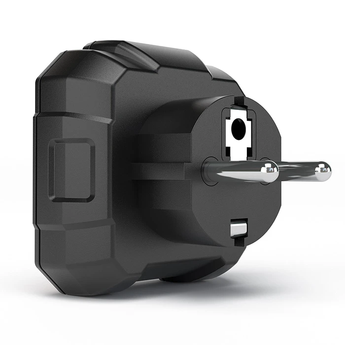 Όργανο Ελέγχου Ορθής Καλωδίωσης Πρίζας PCWork PCW06B Με Ψηφιακή Οθόνη.