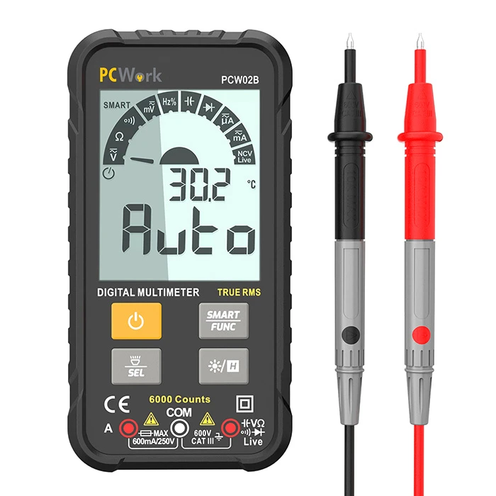 Πολύμετρο PCWork Ψηφιακό PCW02B