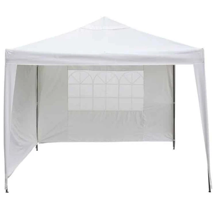 Velco White Sidewall with Window 300x200cm PE 100g