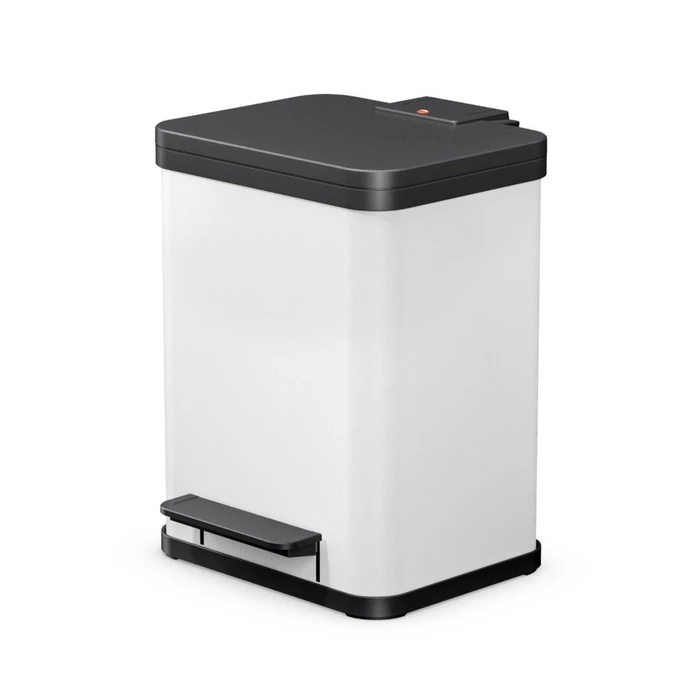 Hailo Öko duo Plus M white, matte (2×9 L, Soft Close)