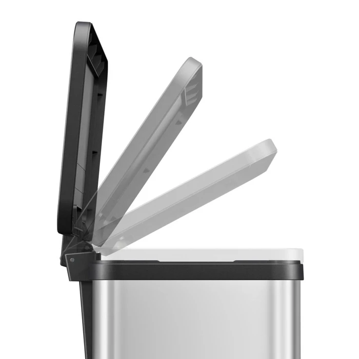 Hailo Öko duo Plus L stainless steel pedal waste separation bin 17+9L