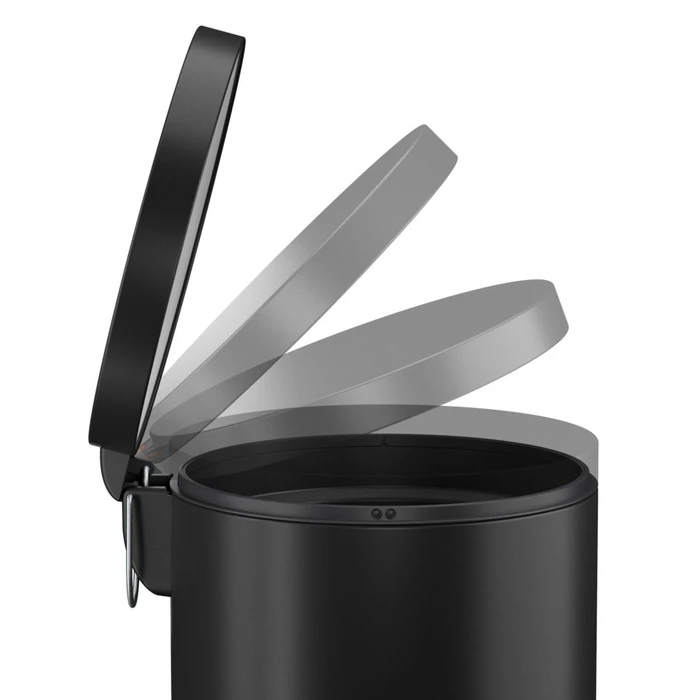 Hailo Selekta M black — 20 L pedal bin