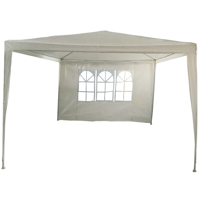 Velco White Sidewall with Window 300x200cm PE 100g