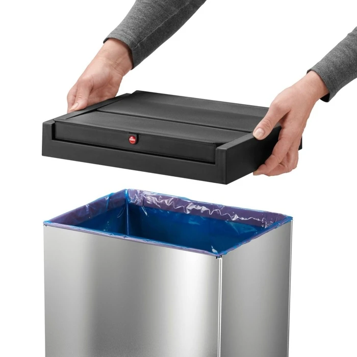 Hailo Big-Box Swing XL Waste Bin 52 L Stainless Steel (Inox)