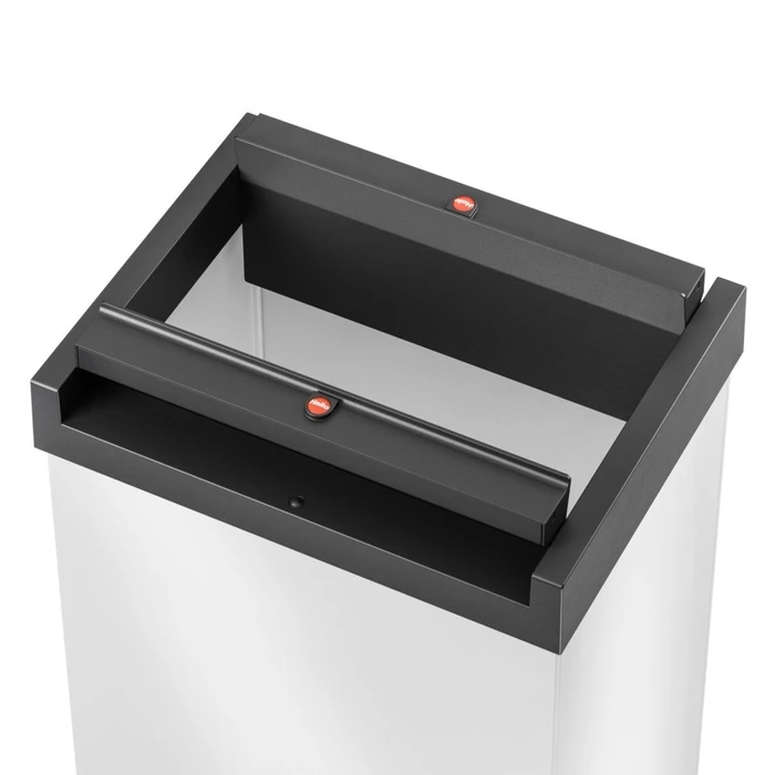 Hailo Big-Box Swing Plastic Trash Bin 52 L White